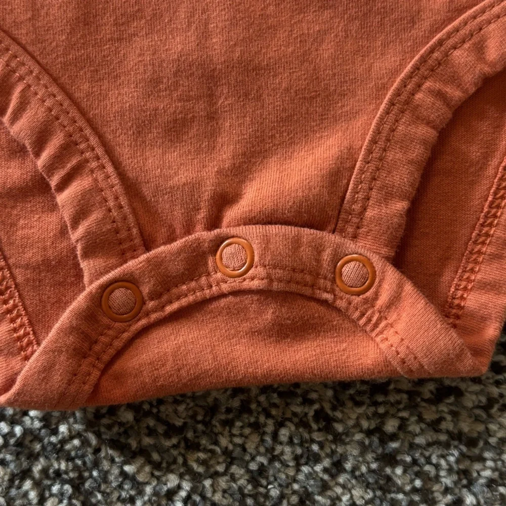 Carter's Rust Long Sleeve Bodysuit Onsie Nana’s Grandma House Love 9mo